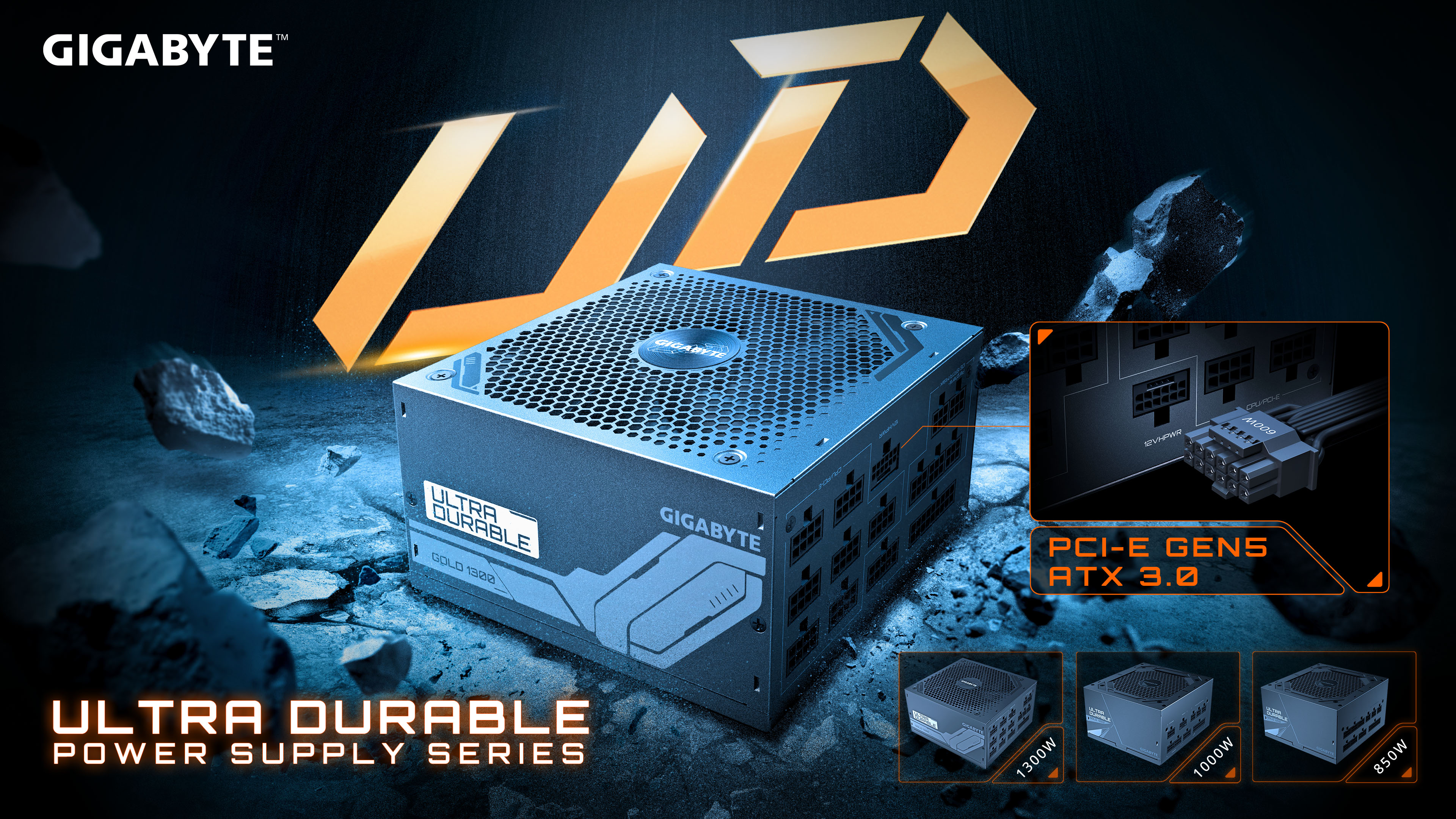 GIGABYTE Launches the UD1300GM PCIE 5.0 Power Supply