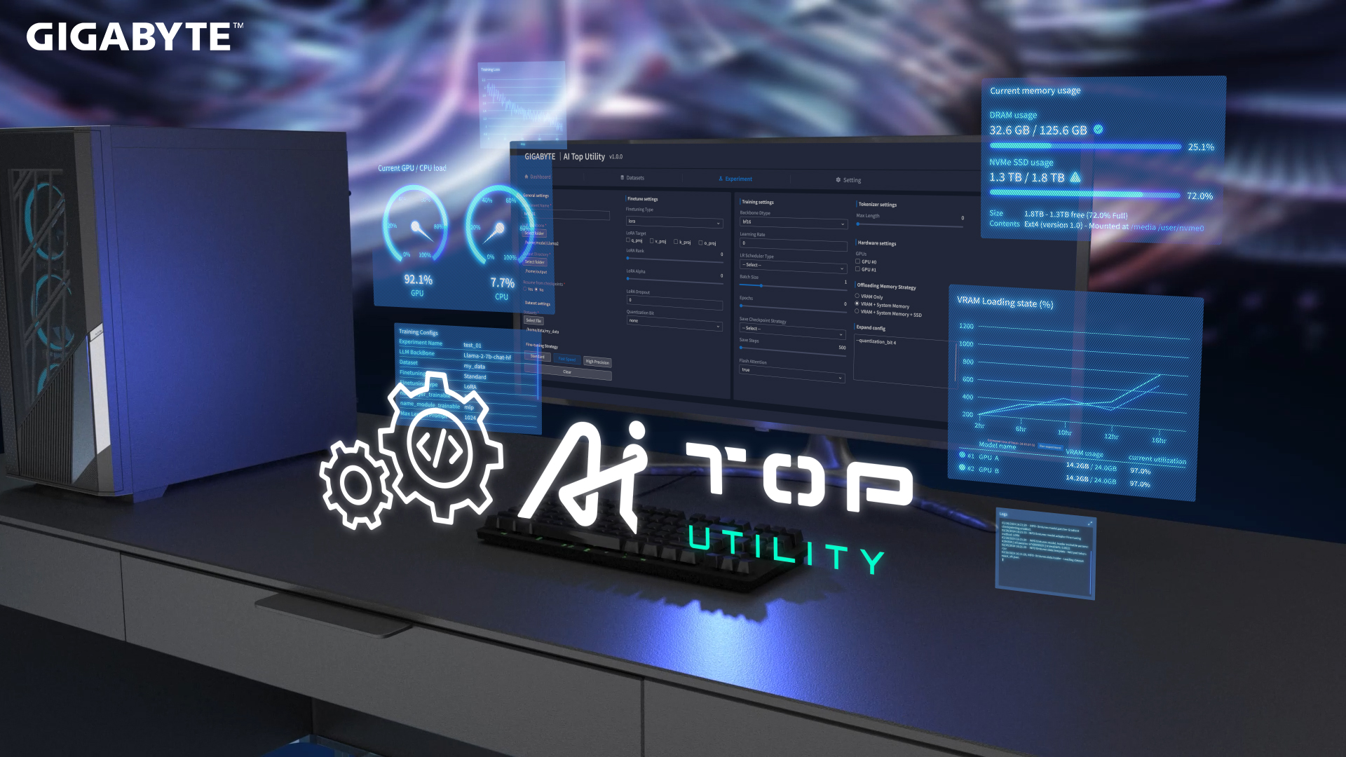 GIGABYTE AI TOP Utility - Reinventing Your Local AI Fine-tuning